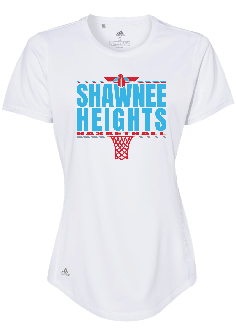 Shawnee Heights Basketball Adidas Womens Sports T-shirt