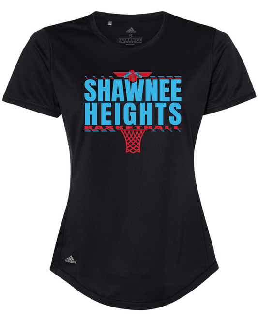 Shawnee Heights Basketball Adidas Womens Sports T-shirt