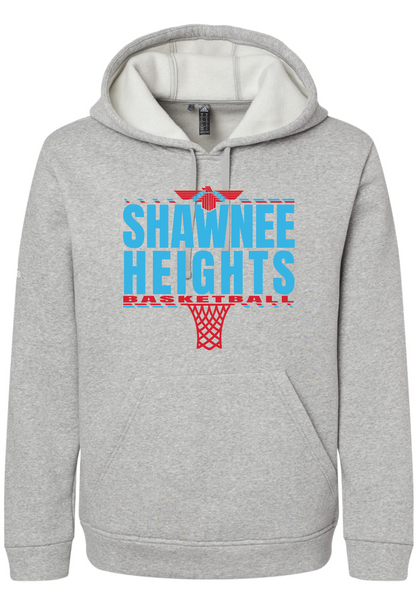 Shawnee Heights Basketball Adidas Fleece Hooded Sweatshirt