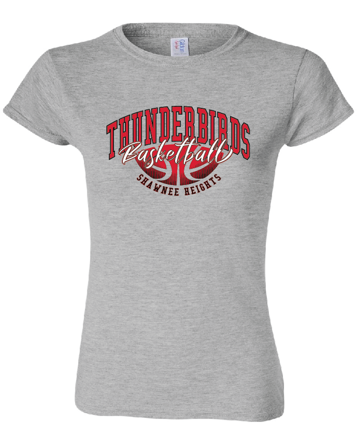Thunderbird Basketball Womens Gildan Softstyle T-Shirt