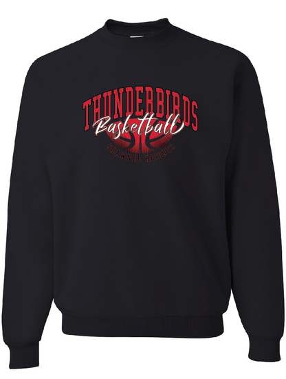 Thunderbirds Basketball Jerzees Nublend Crew Sweatshirt