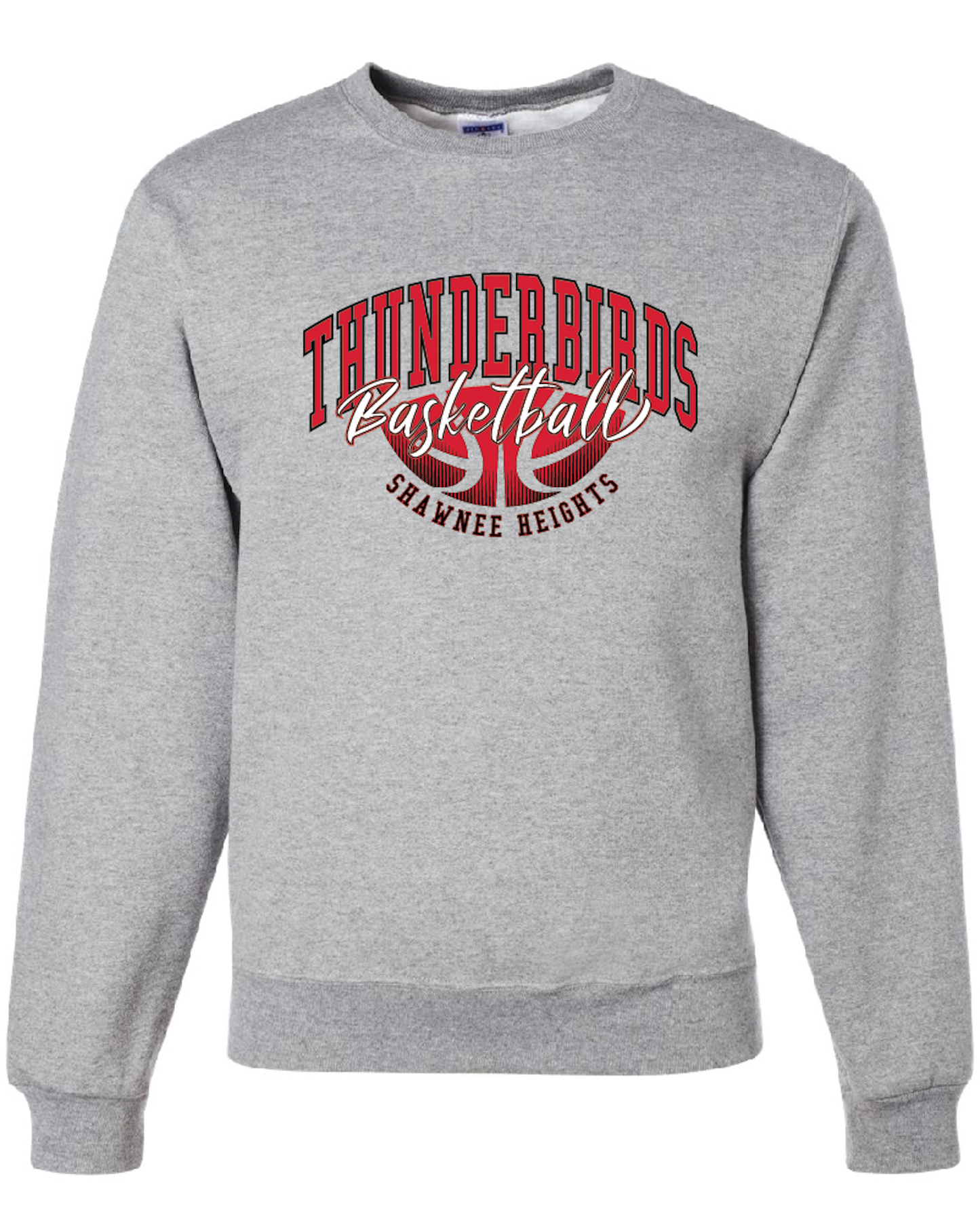 Thunderbirds Basketball Jerzees Nublend Crew Sweatshirt