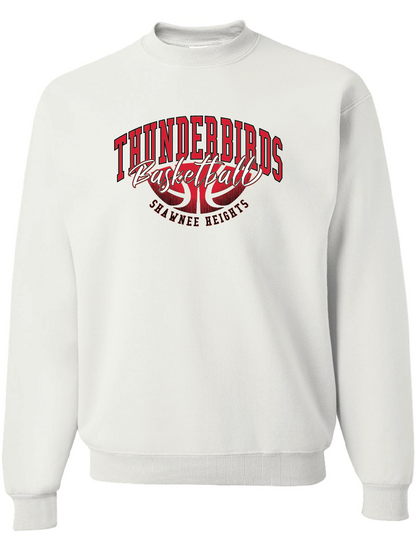 Thunderbirds Basketball Jerzees Nublend Crew Sweatshirt