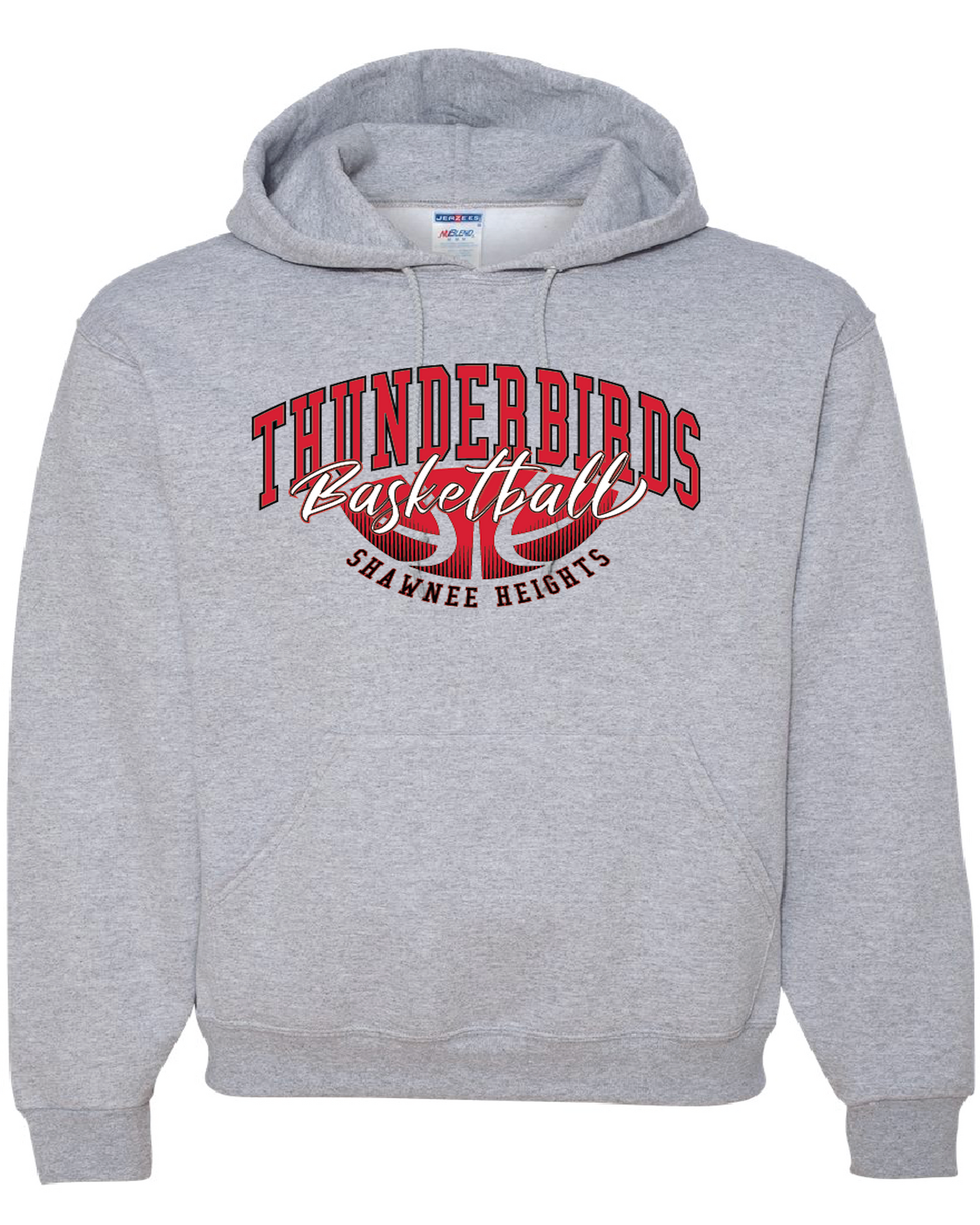 Thunderbird Basketball Jerzees NuBlend® Hooded Sweatshirt