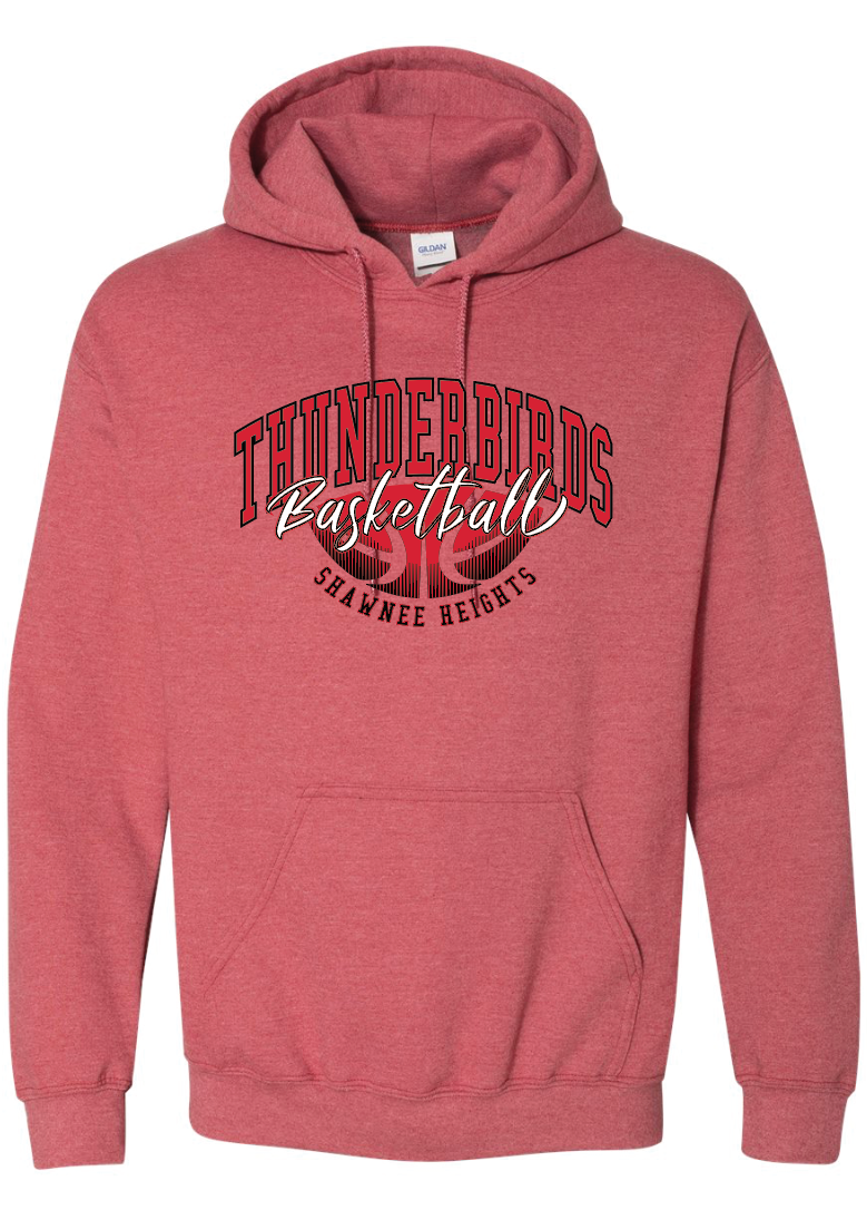 Thunderbird Basketball Jerzees NuBlend® Hooded Sweatshirt
