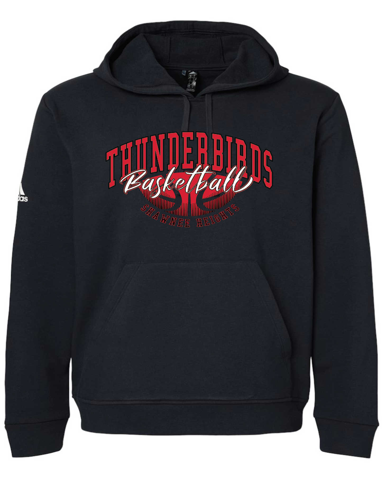 Thunderbird Basketball Adidas Fleece Hooded Sweatshirt
