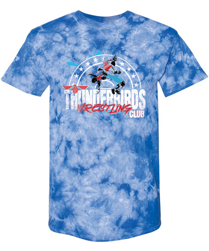 Tbird Wrestling Club Crystal Tie Dye T-shirt
