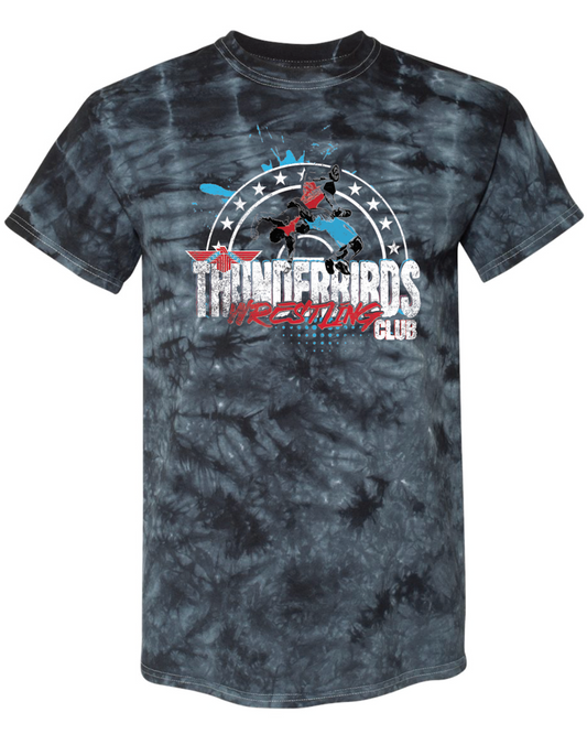 Tbird Wrestling Club Crystal Tie Dye T-shirt