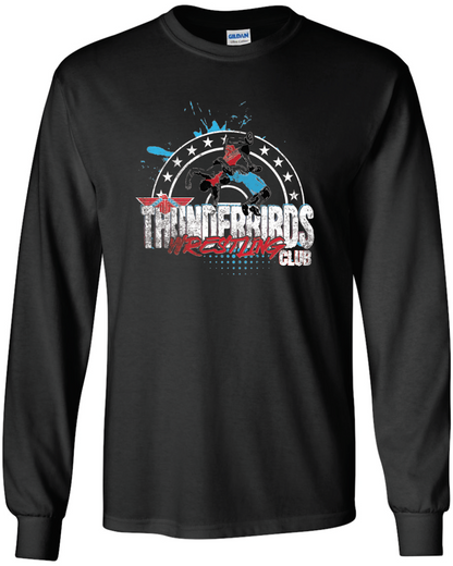 Tbird Wrestling Club Gildan Ultra Cotton Long Sleeve Tee