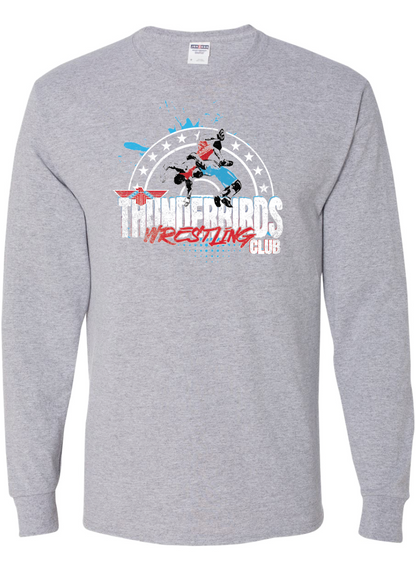 Tbird Wrestling Club Gildan Ultra Cotton Long Sleeve Tee