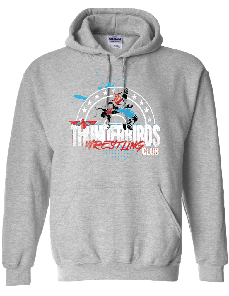 Tbird Wrestling Club Jerzees NuBlend® Hooded Sweatshirt