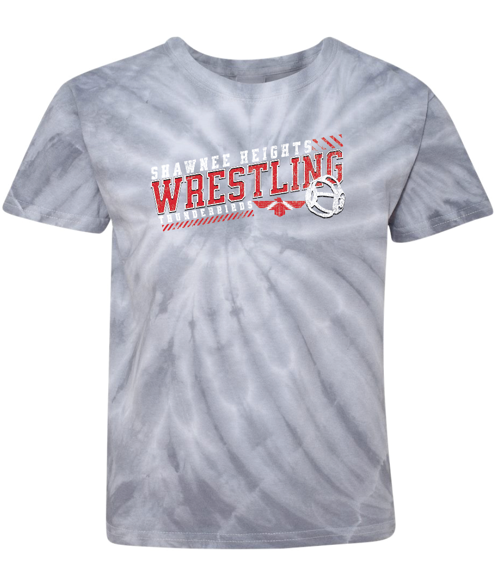 Shawnee Heights Wrestling Tie Dye T-shirt