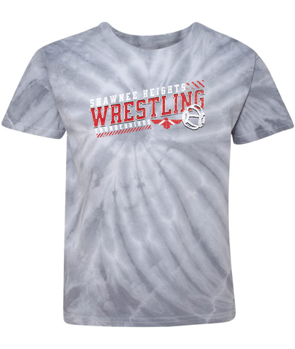 Shawnee Heights Wrestling Tie Dye T-shirt