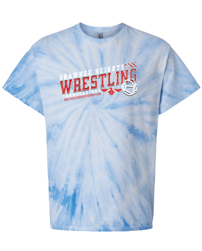 Shawnee Heights Wrestling Tie Dye T-shirt
