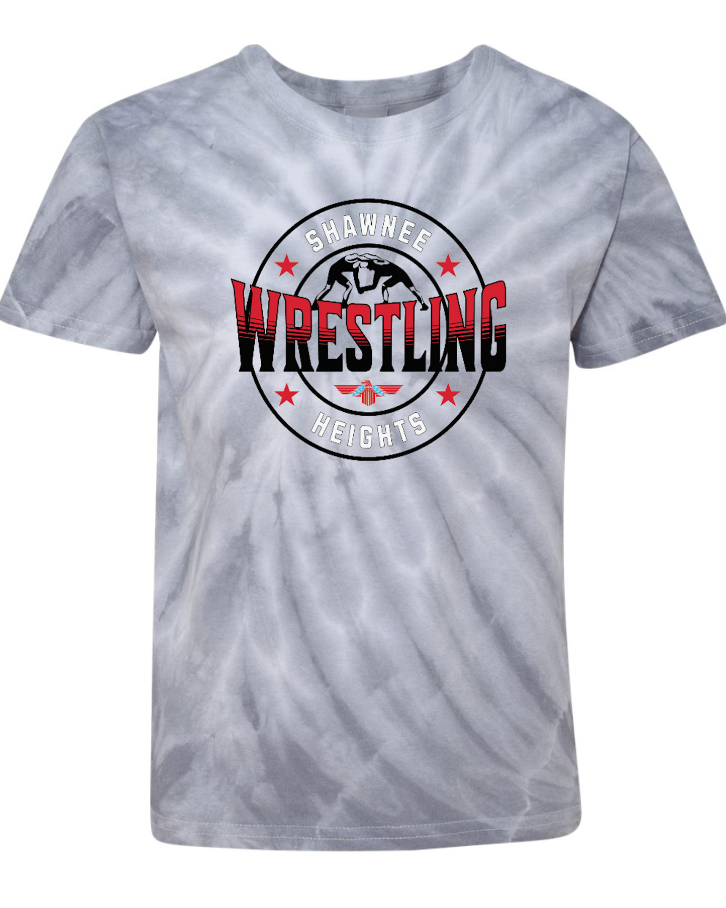 Thunderbirds Wrestling Tie Dye T-shirt