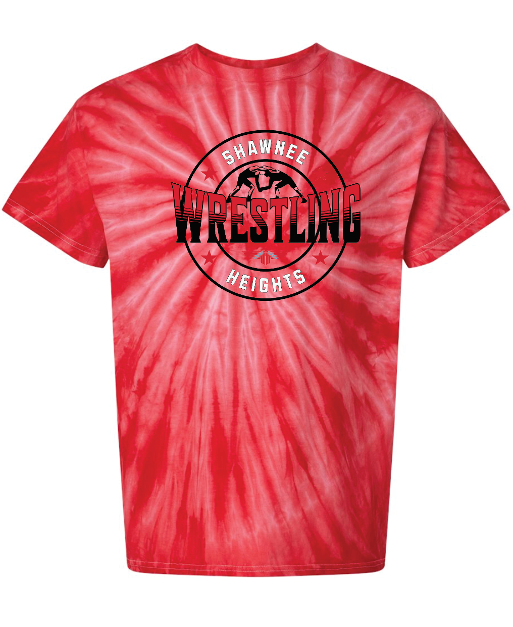 Thunderbirds Wrestling Tie Dye T-shirt
