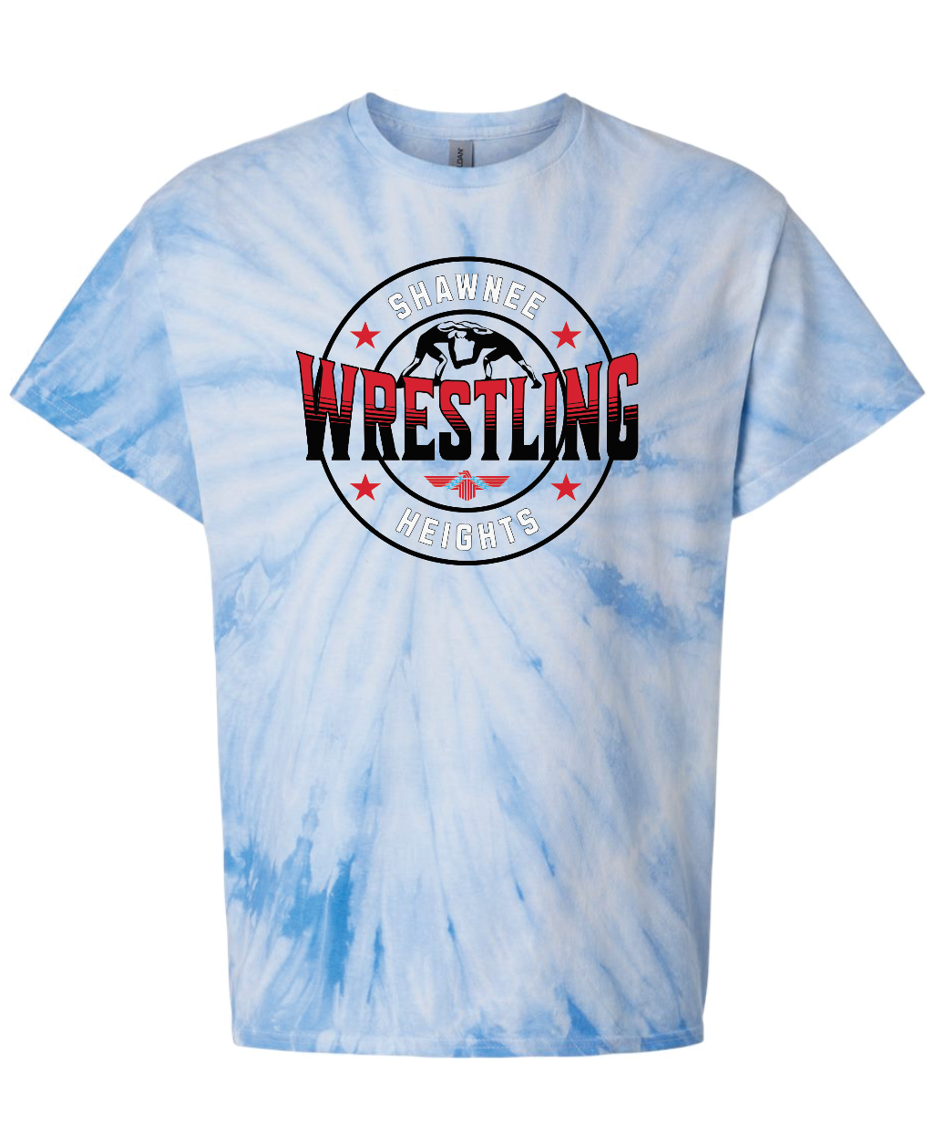 Thunderbirds Wrestling Tie Dye T-shirt