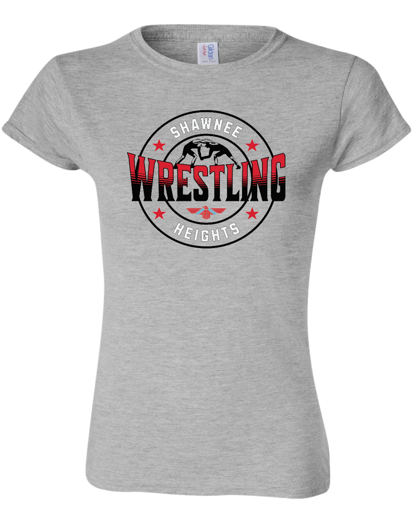 Thunderbird Wrestling Gildan Women's Cut Softstyle T-Shirt