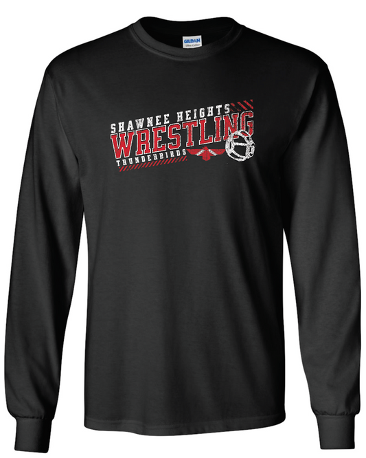 Shawnee Heights Wrestling Gildan Ultra Cotton Long Sleeve T-Shirt