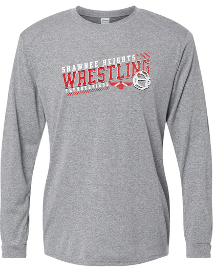 Shawnee Heights Wrestling Paragon Performance Long Sleeve T-shirt