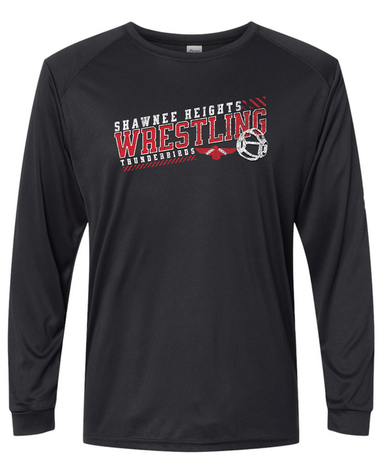 Shawnee Heights Wrestling Paragon Performance Long Sleeve T-shirt