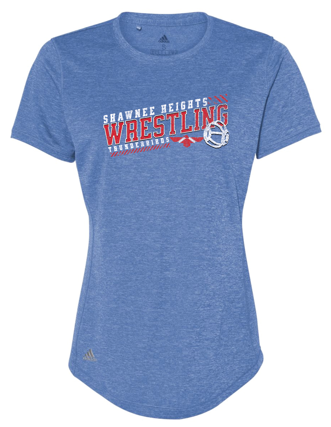 Shawnee Heights Wrestling Adidas Womens Sports T-shirt