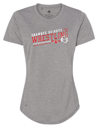 Shawnee Heights Wrestling Adidas Womens Sports T-shirt