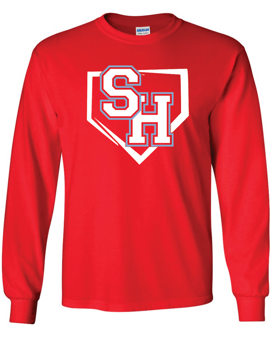 SH Baseball Gildan Ultra Cotton Long Sleeve T-Shirt