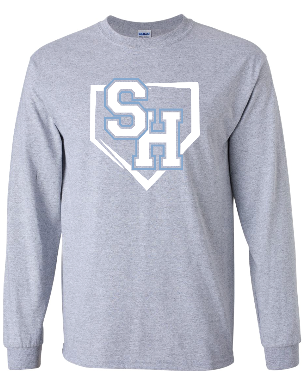 SH Baseball Gildan Ultra Cotton Long Sleeve T-Shirt