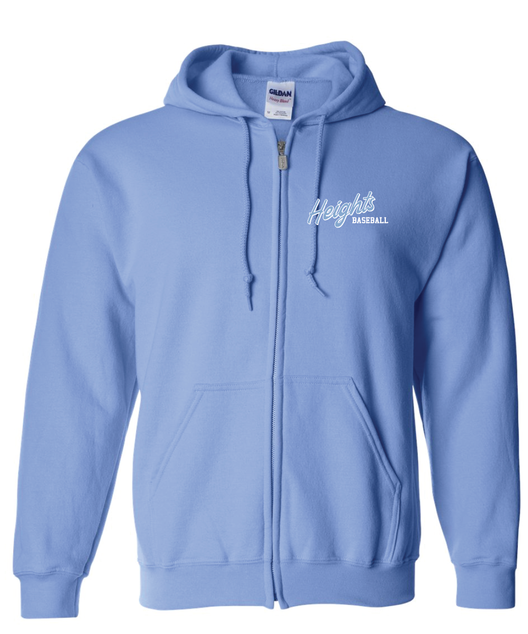 Heights Baseball Full Zip Hooded Sweatshirt