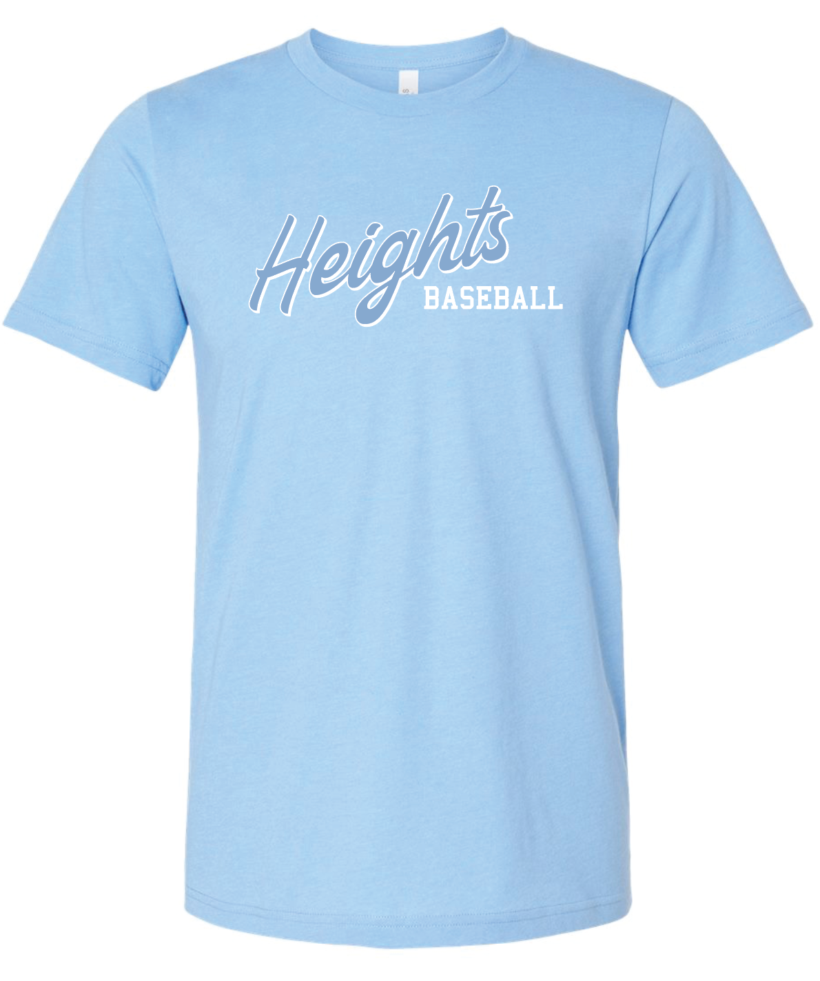 Heights Baseball Bella Canvas Jersey Tee