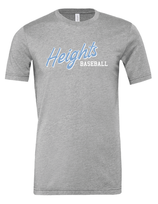 Heights Baseball Bella Canvas Jersey Tee
