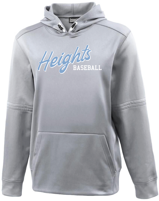 Heights Baseball Pennant Premium Performance Hoodie