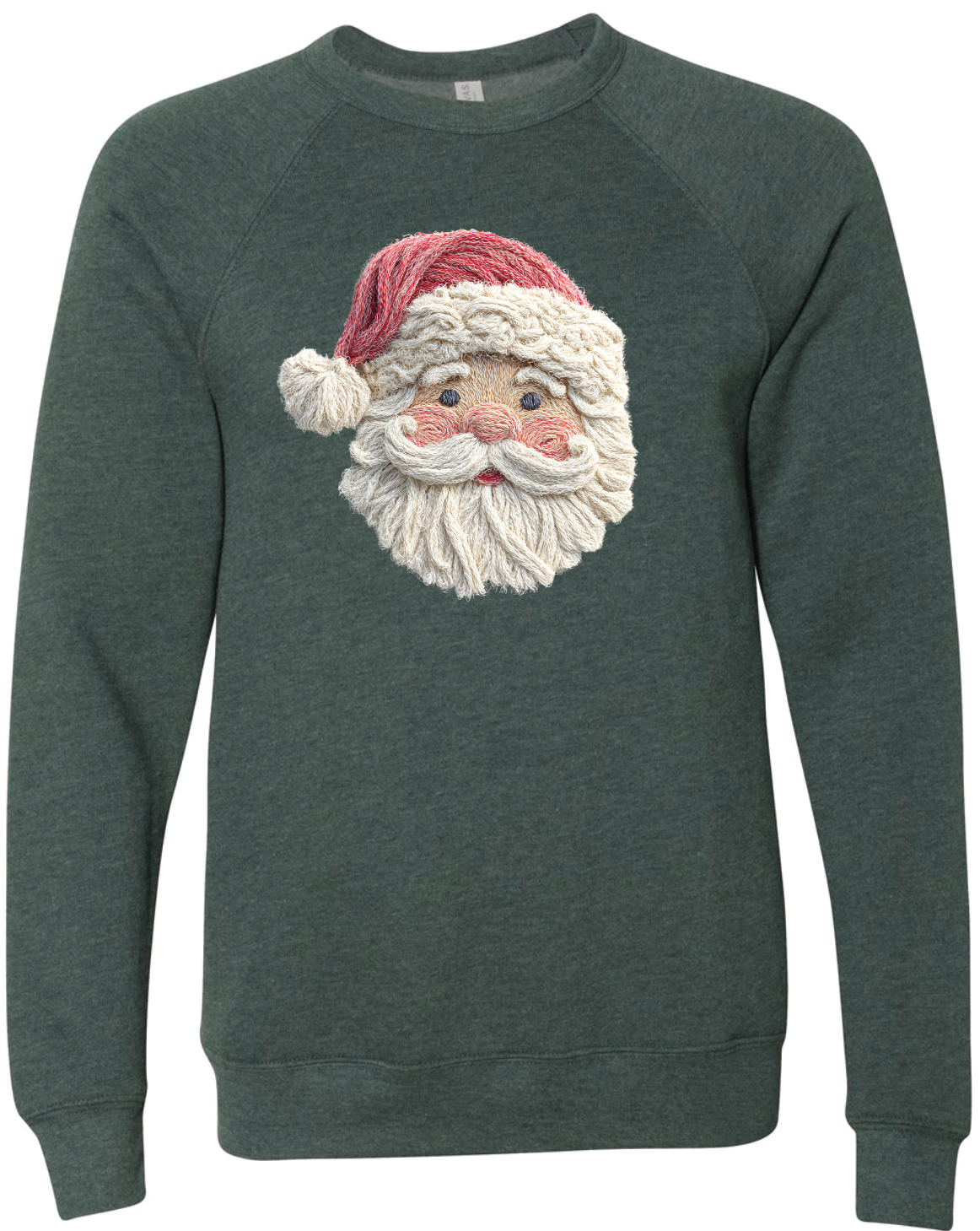 Fiber Art Santa (Faux Fabric Texture)