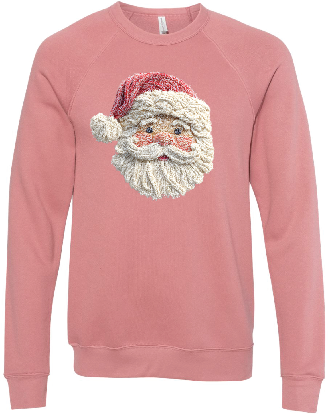 Fiber Art Santa (Faux Fabric Texture)