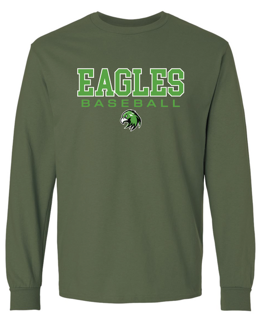 Eagles Baseball Gildan Long Sleeve T-Shirt