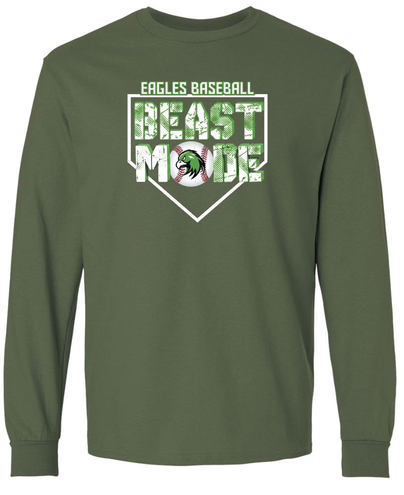 Eagles Beast Mode Gildan Long Sleeve T-Shirt