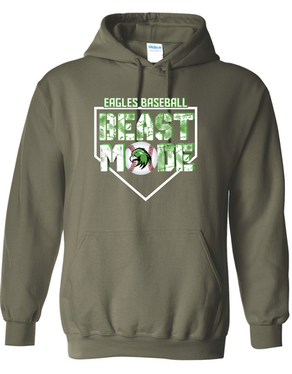 Eagles Beast Mode Gildan Hooded Sweatshirt