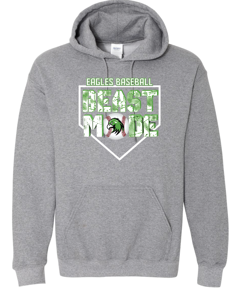 Eagles Beast Mode Gildan Hooded Sweatshirt