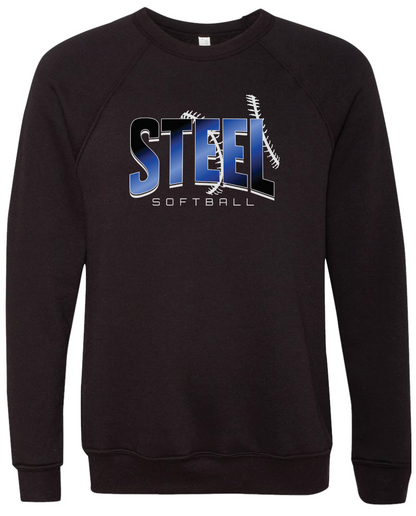Steel Bella Canvas Crewneck Sweatshirt
