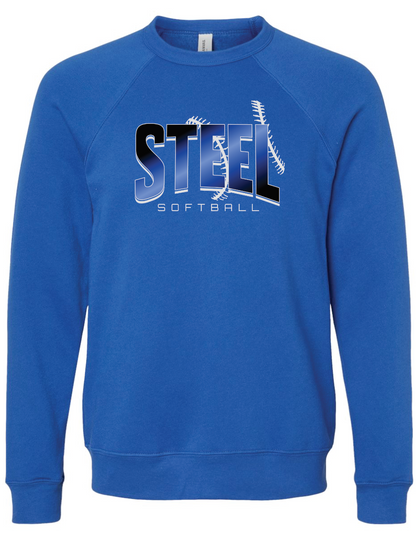 Steel Bella Canvas Crewneck Sweatshirt