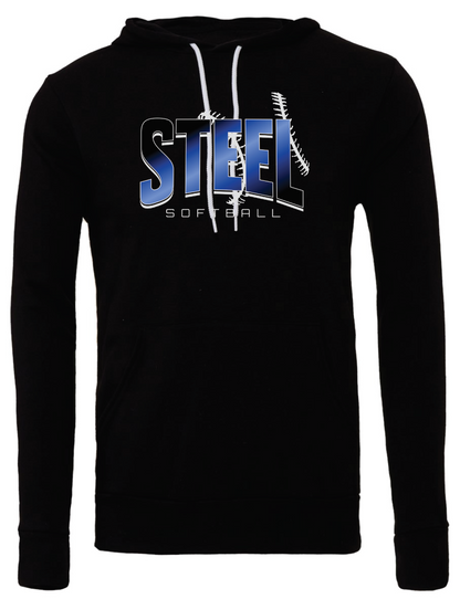 Steel Bella Canvas Sponge Fleece Hoodie