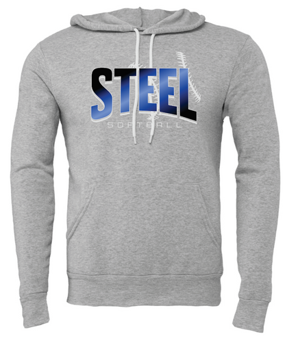 Steel Bella Canvas Sponge Fleece Hoodie