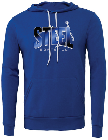 Steel Bella Canvas Sponge Fleece Hoodie