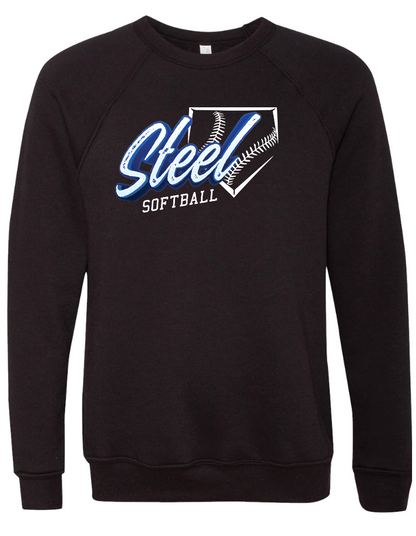 Steel Softball Bella Canvas Crewneck Sweatshirt