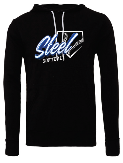 Steel Softball Bella Canvas Sponge Fleece Hoodie