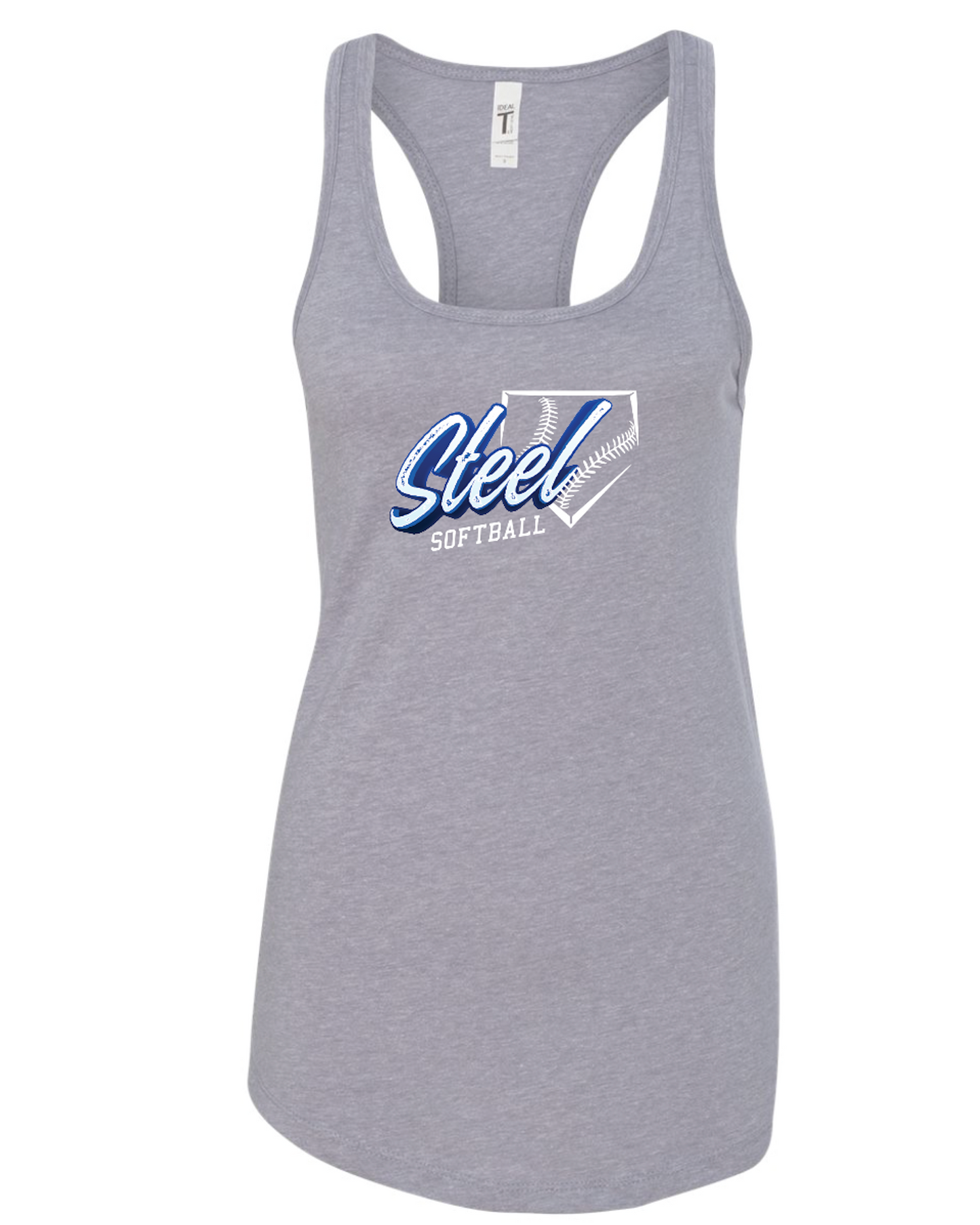 Steel Softball Lightweight Racerback Tank