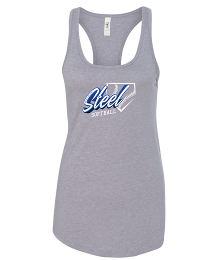 Steel Softball Lightweight Racerback Tank