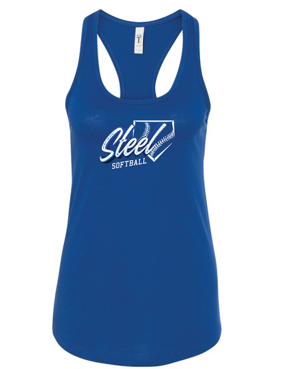 Steel Softball Lightweight Racerback Tank