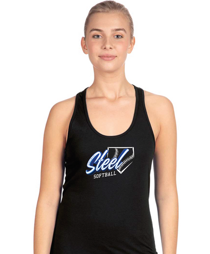 Steel Softball Lightweight Racerback Tank